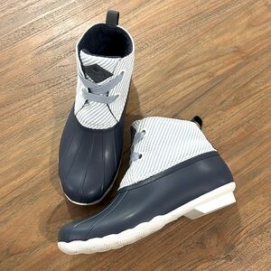 sperry seersucker duck boots